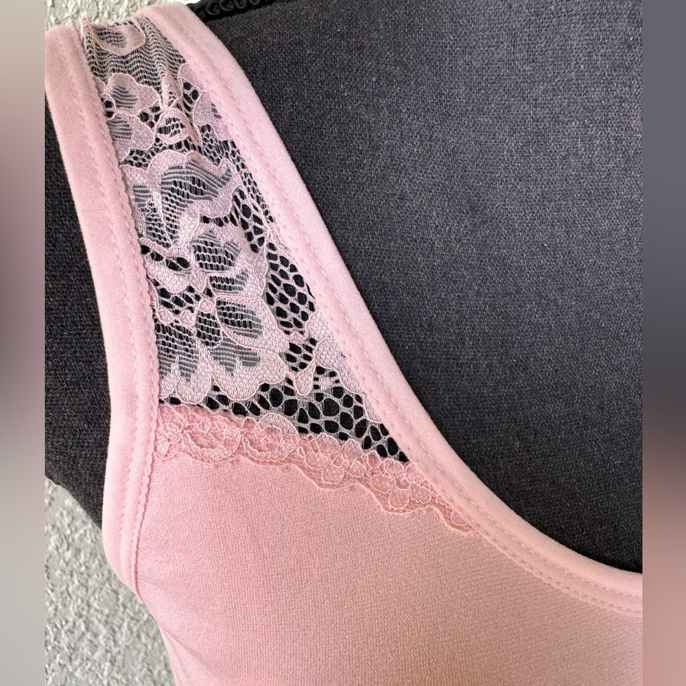Laura Ashley Pink Bralette Women’s Bra Size XL - Picture 4 of 6